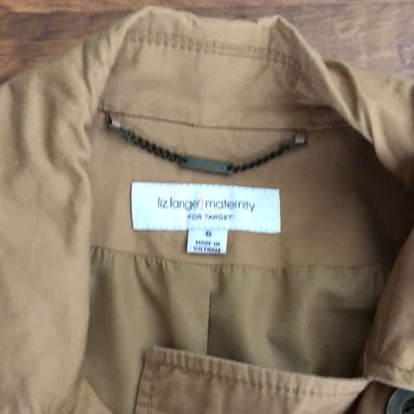 Camel colored maternity coat - Picture 2 of 6